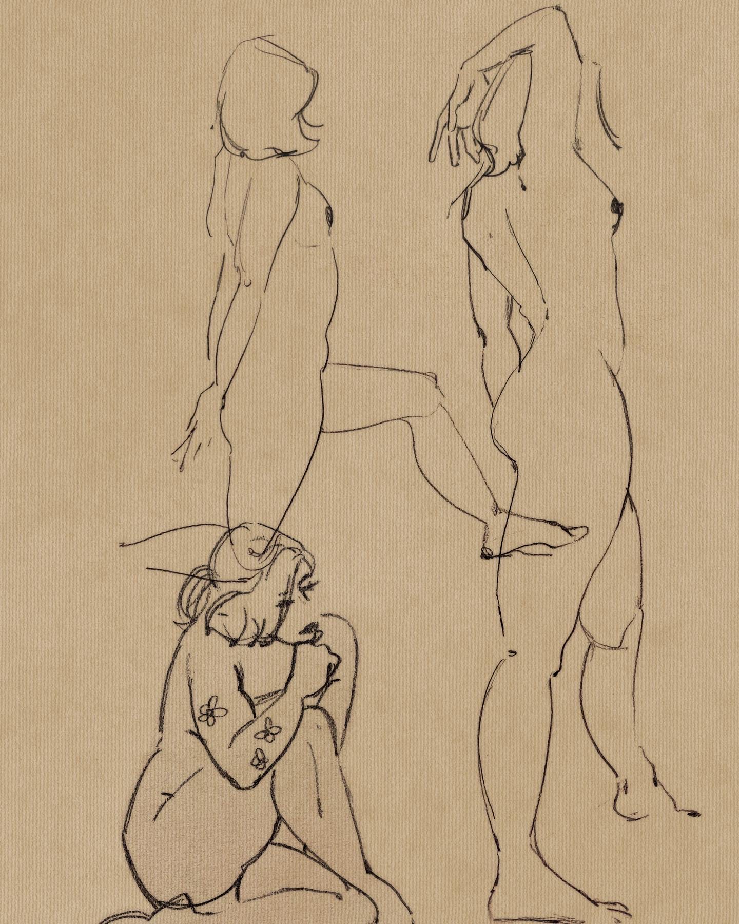 Planche d'études de corps