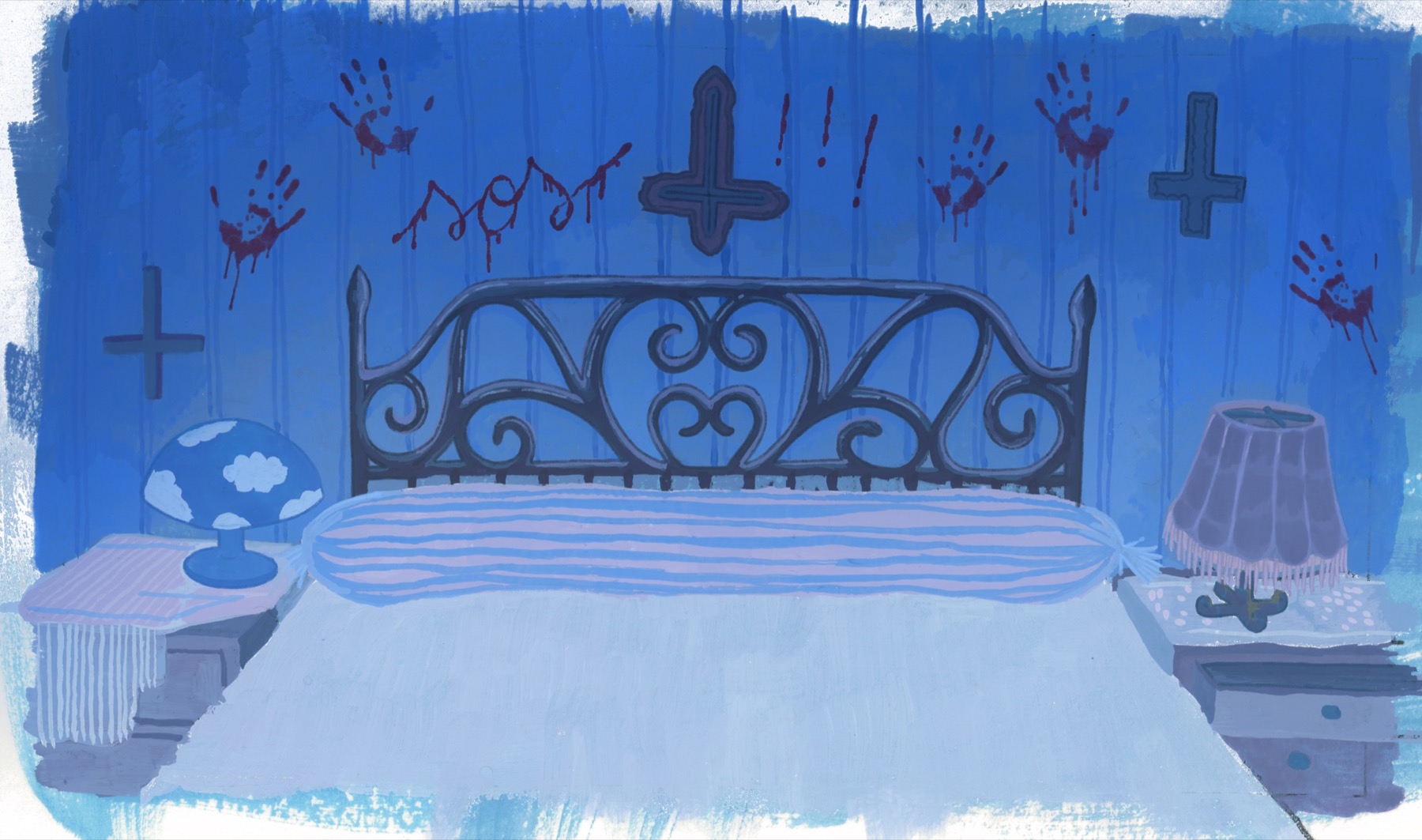 Chambre bleue